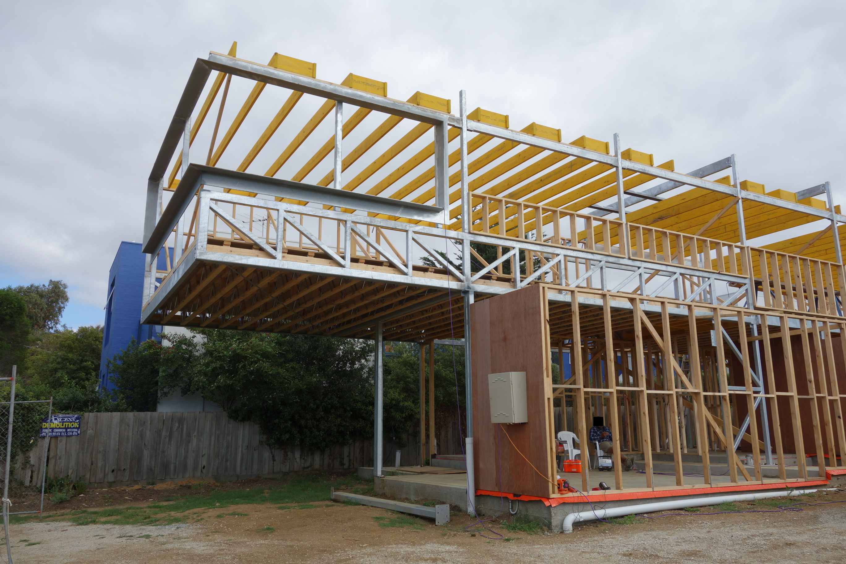 Cantilever First Floor Truss Wall ACNL Engineers P L